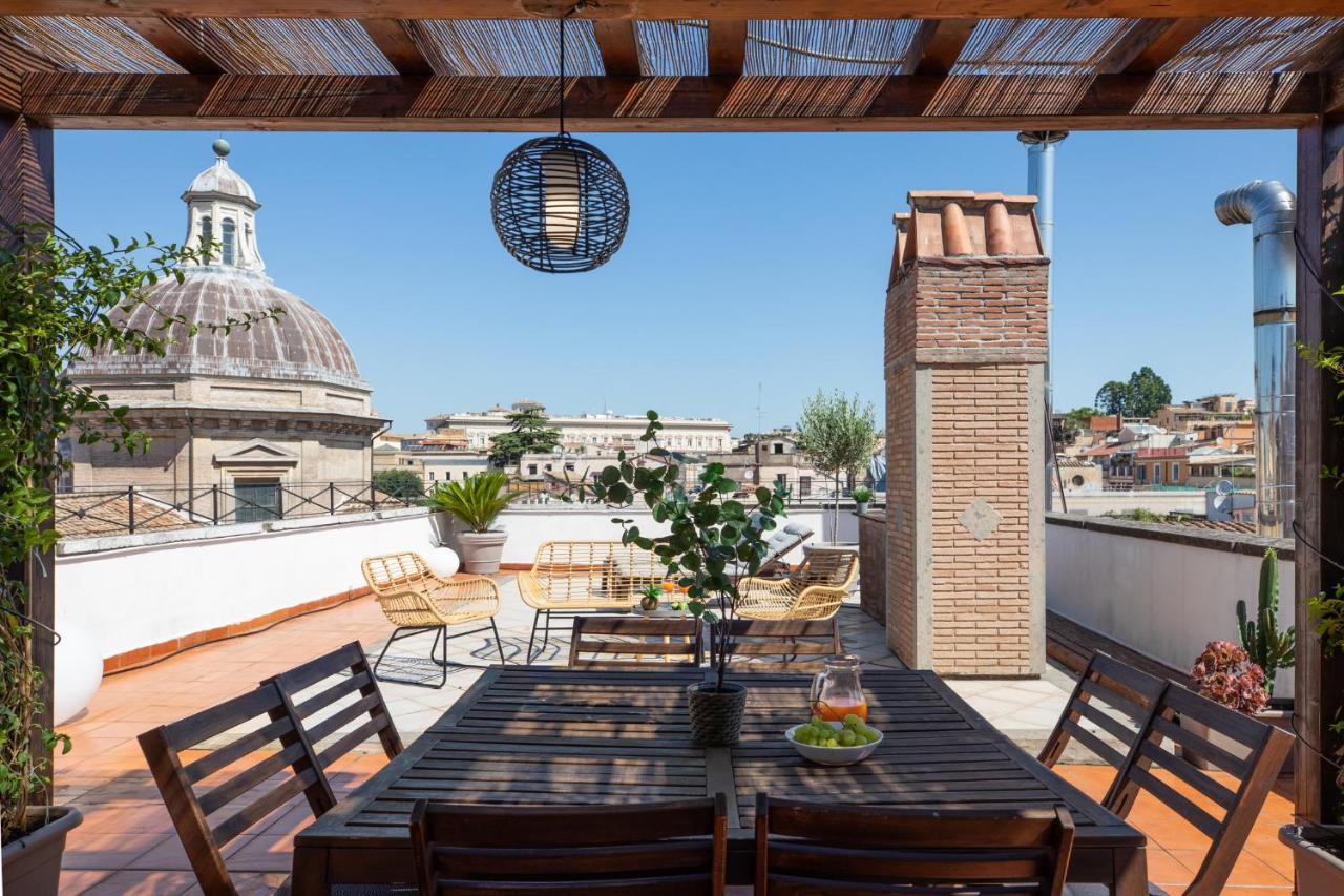 Iflat Monti Penthouse Panoramic View Lägenhet Rom Exteriör bild